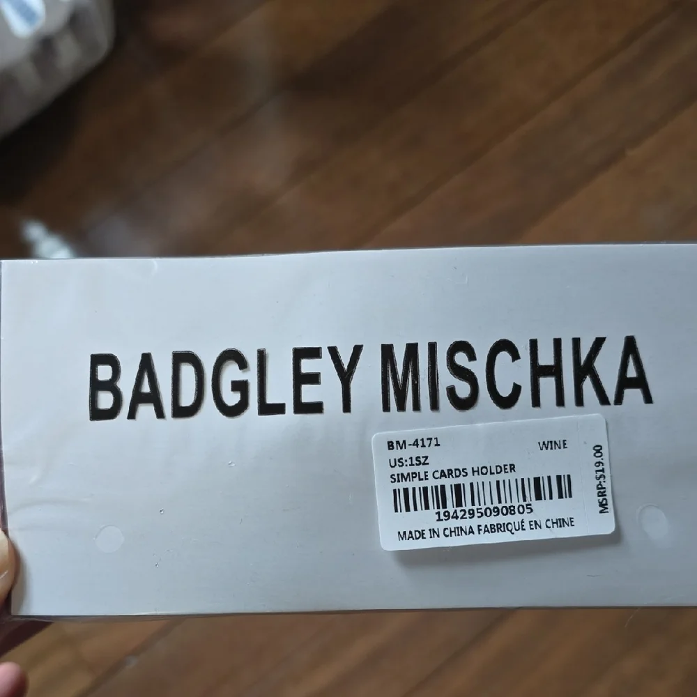 Badgley Mischka stylish card